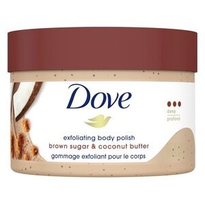 4/$20 NWT Dove Exfoliating Body Polish Brown Sugar & Coconut Butter